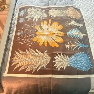 HERMES Index Bromeliaceae scarf 90/ Ebene